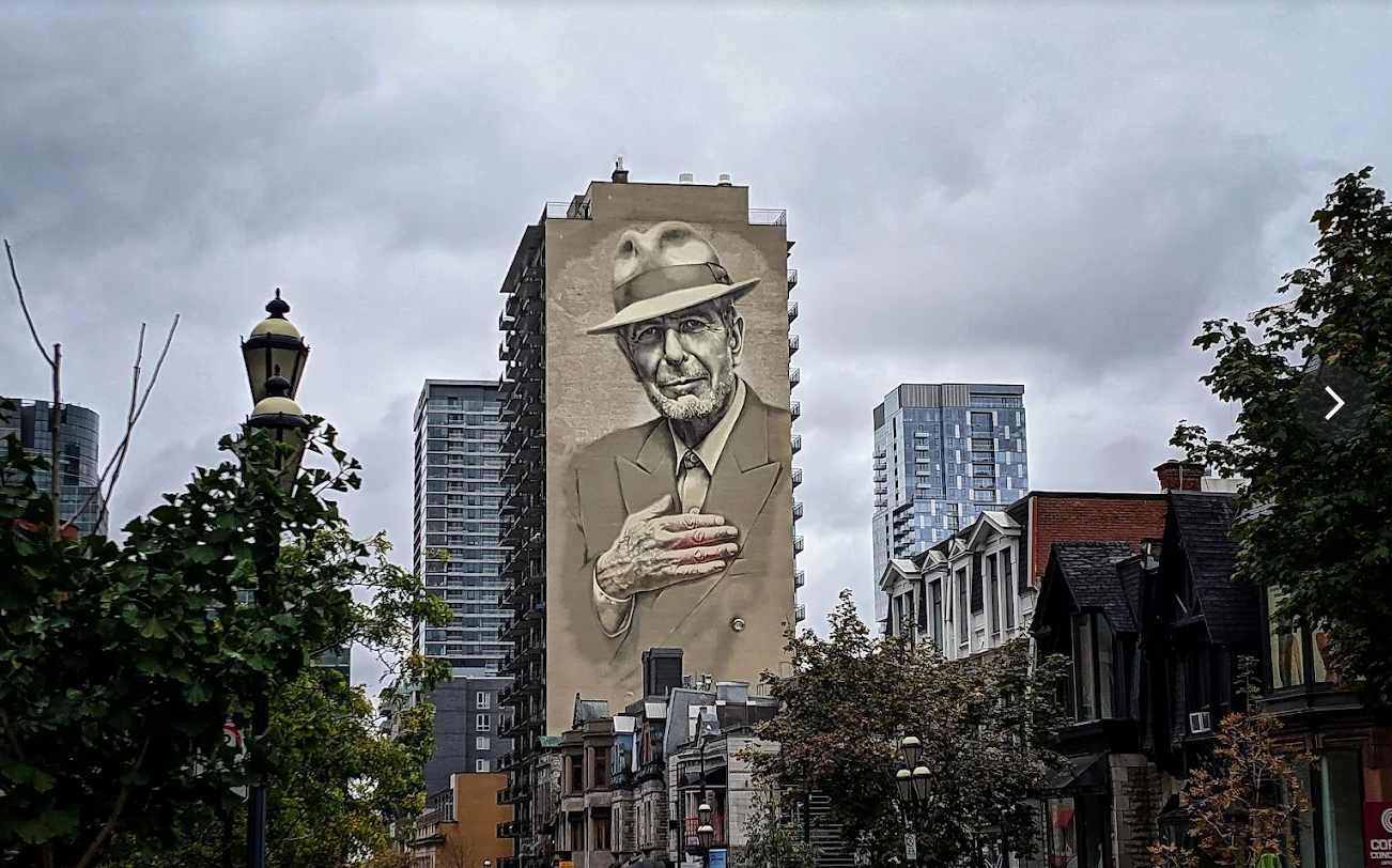 Leonard Cohen Mural